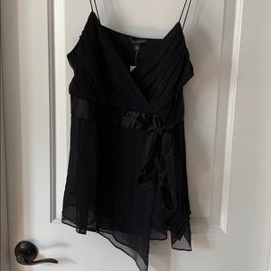 NWT Banana Republic Sz 14 Faux Wrap Silk Tank